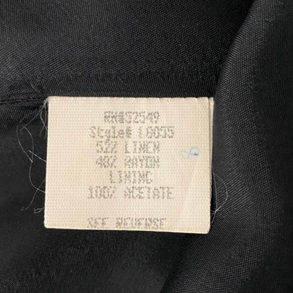 Vtg Laundry by Shelli Segal Dress Womens 10 Black Eyelet Dainty Whimsigoth USA - Picture 5 of 12